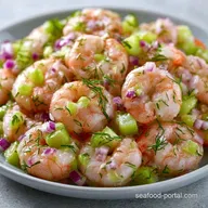 Healthy Lemon Dill Shrimp Salad in 25 Min