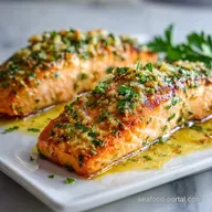 Best Recipe for Salmon Fish: Honey-Garlic Butter for 4 Servings
