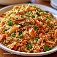 Imitation Crab Fried Rice for 4 Servings