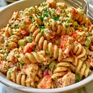 Imitation Crab Pasta Salad, Serves 8