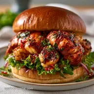 Jerk Grilled Lobster Roll for 4 Servings