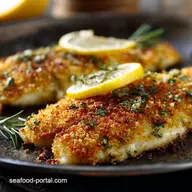 Keto Oven Baked Tilapia Crispy LemonHerb Parmesan Crust