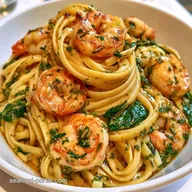 Langostino Spinach Pasta in 20 Minutes