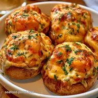 Langostino Stuffed Mushrooms in 40 Minutes