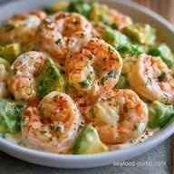 Large Shrimp Salad with Avocado Meal Prep