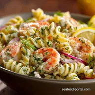 Shrimp Pasta Salad The Best Easy Lemon Dill Cold Recipe