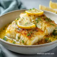 Cod Fillets With Lemon for 4 Servings