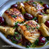 Mediterranean Lemon Garlic Haddock: Flaky and Briny