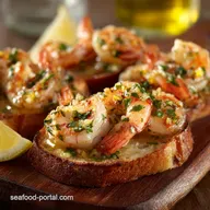 Shrimp Bruschetta: Easy Lemon-Garlic Seafood Appetizer Recipe