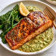 Lemon Pesto Salmon in 25 Minutes