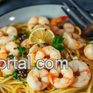 Luscious Lemon Garlic shrimp scampi pasta recipe: Ready in 30!