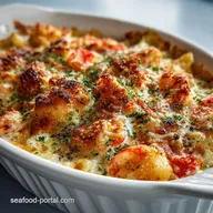 New England Seafood Casserole Baked in 45 Minutes