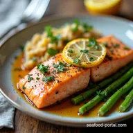 Simple Nutritious OnePan Salmon LemonHerb Perfection