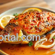 Delicious Oven-Baked Monk Fish with Tropical Flavor: A Family Favorite