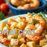 Oven-Baked Seafood Stuffing Delight