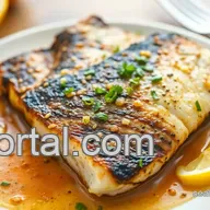 Pan-Seared Black Sea Bass with Flavorful Sauce