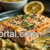 Easy Salmon Dinner Recipes: Pan-Seared Perfection with Lemon-Herb Butter