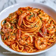 Pasta Pomodoro with Shrimp in 25 Minutes