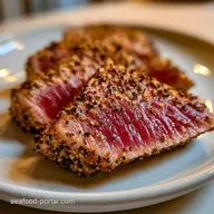 Peppercorn Tuna Steak for 4 Servings