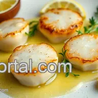 Seared Scallops with Lemon-Butter: How To Make Scallops!
