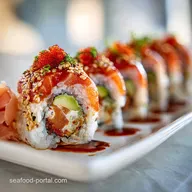 Philadelphia Roll Sushi for 4 Servings
