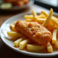 Proper British Fish and Chips Crispy Seaside Classic