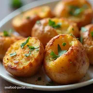 Fluffy Air Fryer Baked Potatoes with Crispy Skin