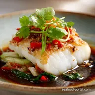 Chinese Steamed Cod Fish: Flaky Fillet in Under 25 Mins