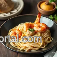 My Family's Favorite Quick Creamy Linguine with Chicken & Prawns: A 30-Minute Delight