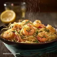 Shrimp and Angel Hair Pasta Weeknight Lemon Garlic Scampi