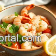 Deliciously Easy Quick Shrimp Salad with Lemon Garlic Flavor Recipe