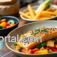 Easy Stir-Fry Salmon with Colorful Veggies: A Delicious 25-Minute Dinner!