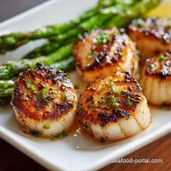 Grilled Scallops Recipe Like Restaurant Meal for 4