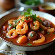 The Deep South Delight Rich Shrimp and Smoked Sausage Gumbo