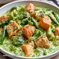Salmon and Spring Vegetable Curry for 4