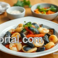 Quick & Flavorful Saut&eacute;ed Seafood Medley with Spicy Kimchi: My Family's Favorite