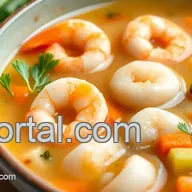 Savoring Light Seafood Soup in 35 Minutes