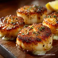 Scallops Royale Fancy Baked Sea Scallops Recipe