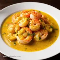 Seafood Symphony Mixed seafood in a creamy Garlic Wine Sauce
