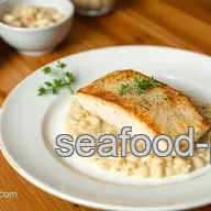Simple & Elegant Seared Sea Bass with Lobster Risotto: A Flavorful Dinner Delight