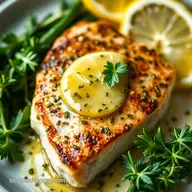 Juicy swordfish steak recipe: Mediterranean Lemon-Herb Butter