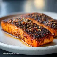 Seasoned Salmon: Smoky Crust in 22 Minutes