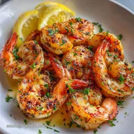 Seasoned Shrimp Pan-Seared in 10 Minutes