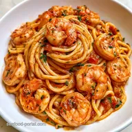Shrimp Garlic Spaghetti for 4 Servings
