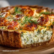 The Ultimate Creamy Shrimp Quiche with Dill and Gruy&egrave;re