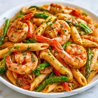 One-Pot Shrimp Penne Primavera