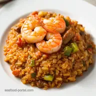 Shrimp Sausage Dirty Rice Louisiana Comfort Food