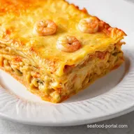 Garlic Butter Shrimp Scampi Lasagna My Cheesy Dream