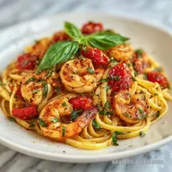 Shrimp Tomato Basil Pasta in 35 Minutes