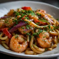 Yaki Udon with Shrimp Stir Fry: 10-Minute Weeknight Win